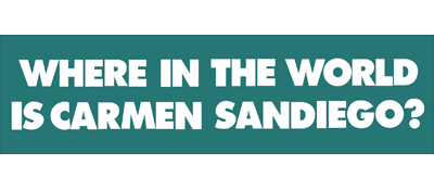 Where in the World is Carmen Sandiego logo for Super Nintendo